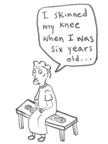 Edith has all kinds of stories.