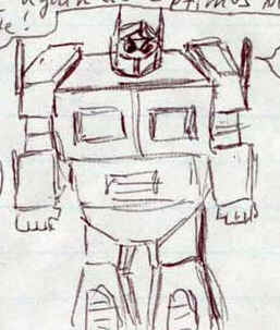 Optimus Mike emerges from the Fish Juice!